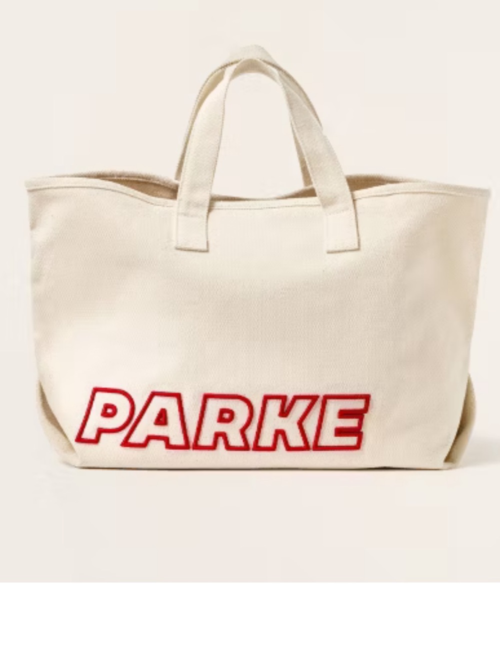 New! Parke X Target collab natural canvas small bag.